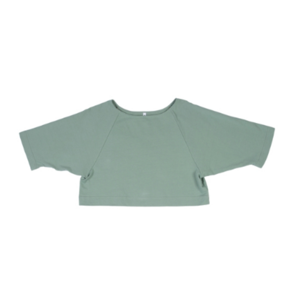 Ilana Kohn Moe Crop Top in Jade Terry